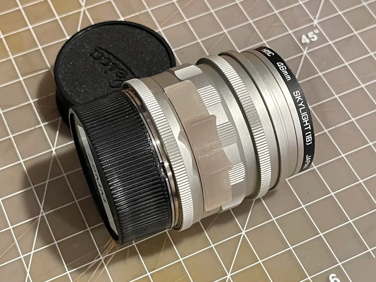 Focus Tab lever for Voigtlander 28mm Ultron F1.9 lens in Leica M