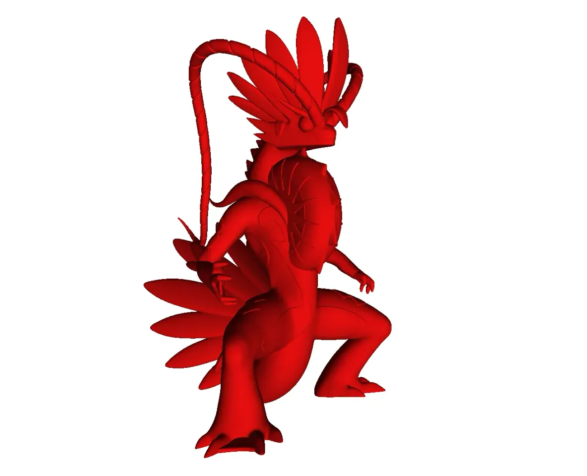 STL file Koraidon Pokemon Scarlet and Violet 3D Printable Statue  🐉・Template to download and 3D print・Cults