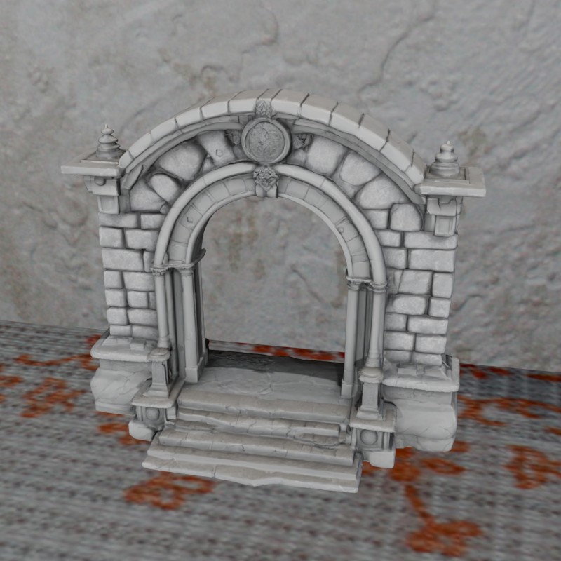 Dungons Gatway Diorama Archway