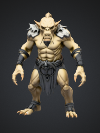 Orc Warrior Brute – Savage Fantasy Monster Statue