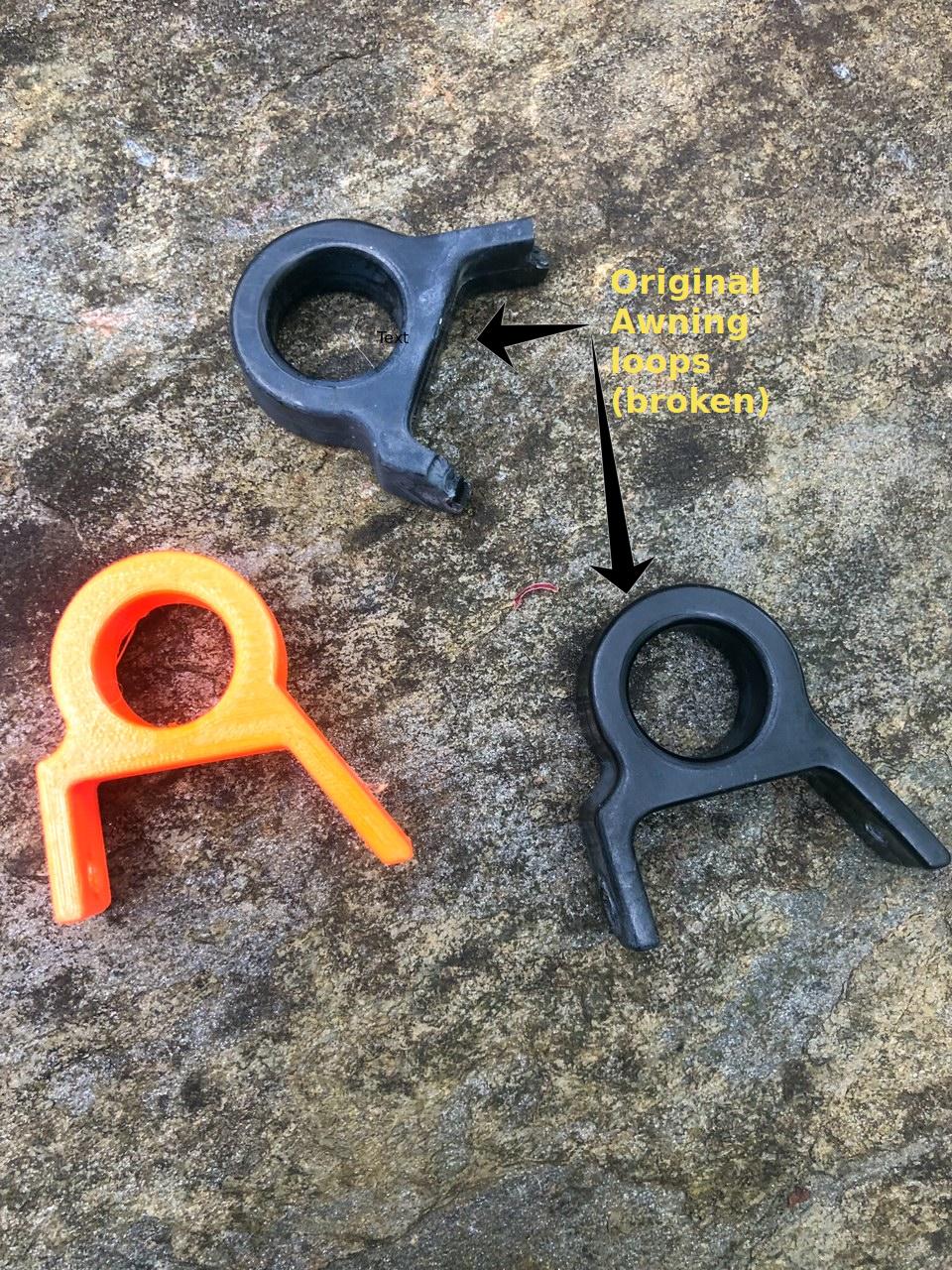 Miniatura 4 do modelo 3D Window awning pull-down loop
