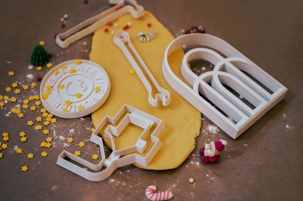 Cookie Cutter 3D Printer and Tools Set by Enable 3D Download free STL