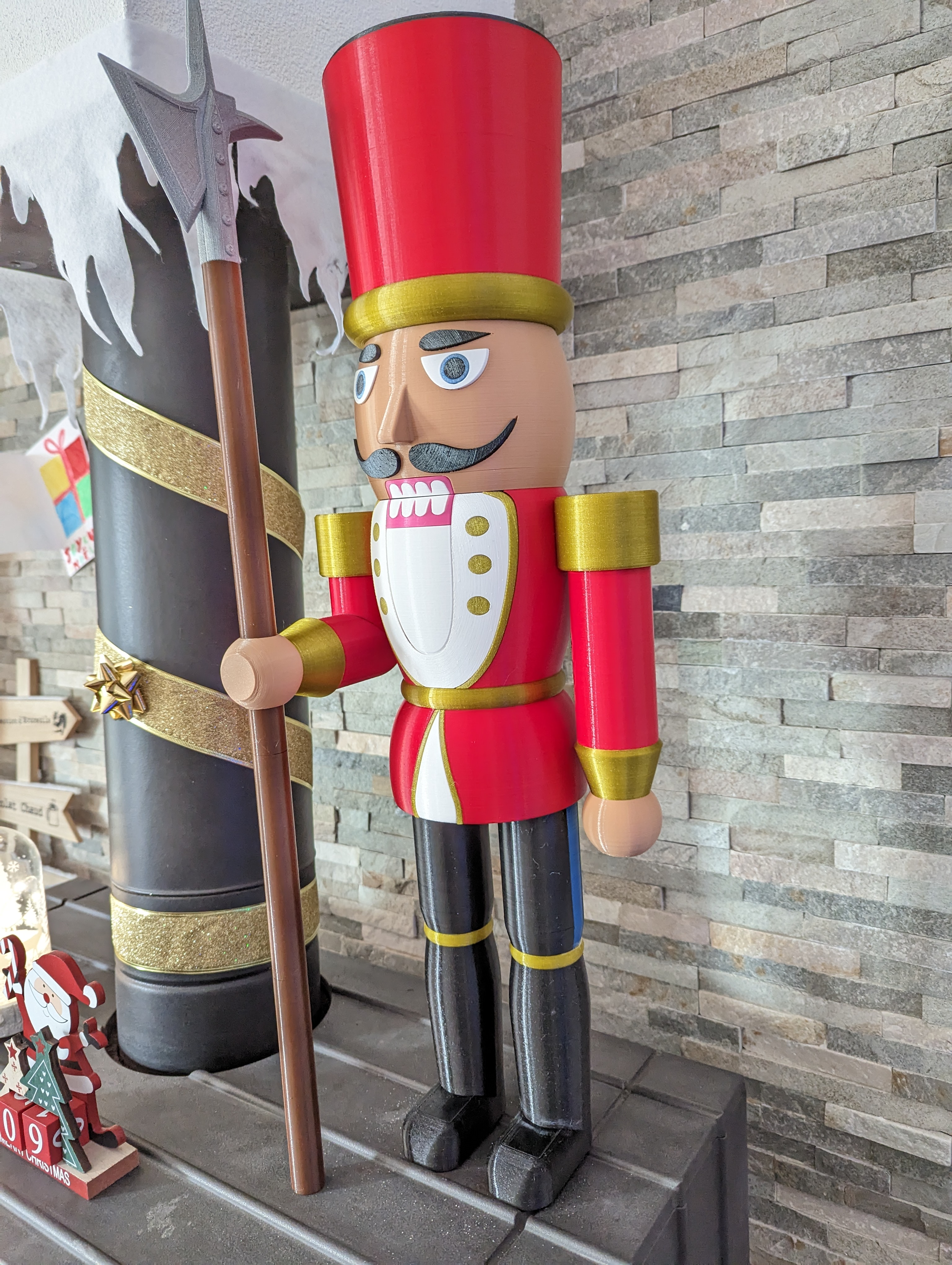 **Nutcracker 80cm - Soldat ANDRÉ - Christmas 2022 ! (functional)**