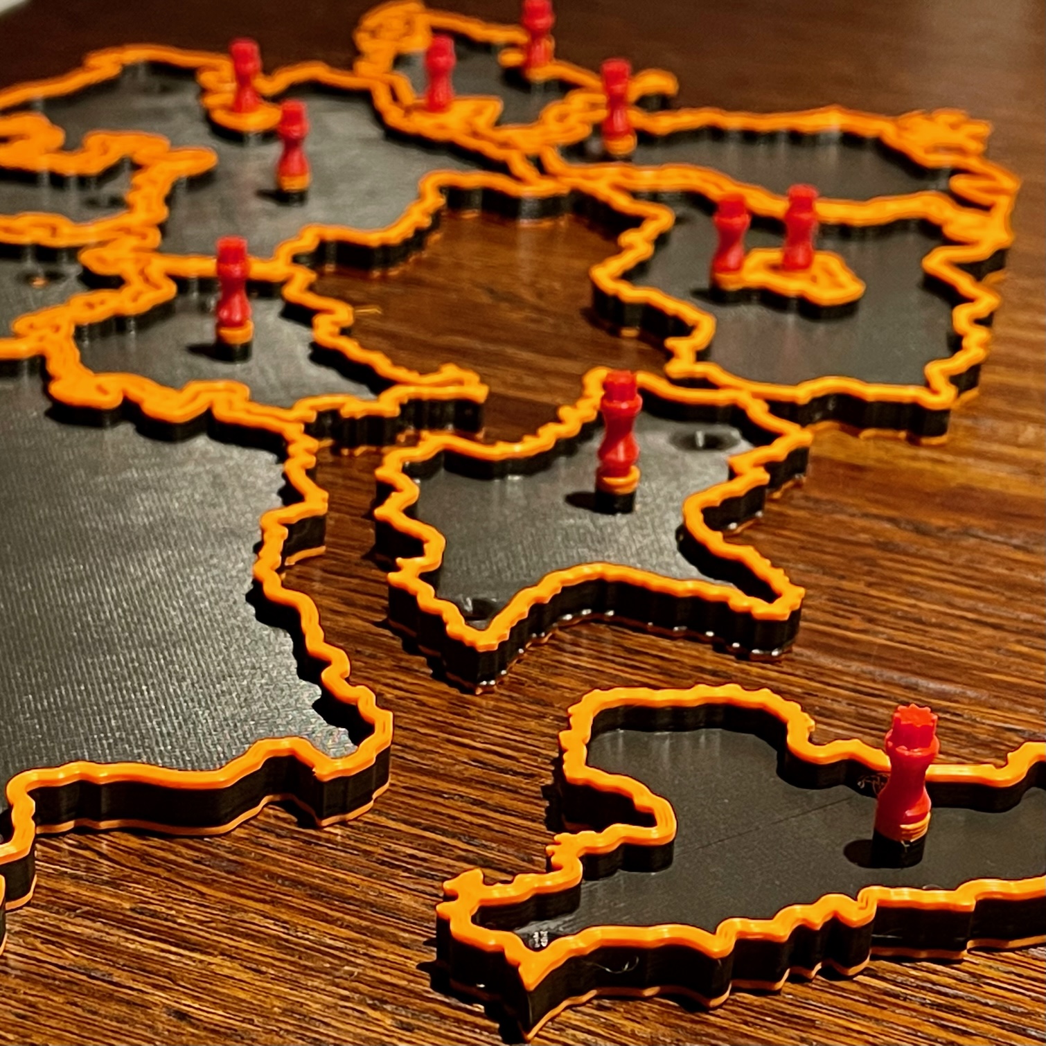 Deutschlandkarte - Puzzle - alle Bundesländer / Map of Germany - all federal states