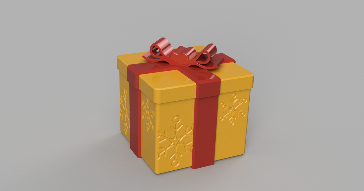 Gift box by DangeMask Download free STL model
