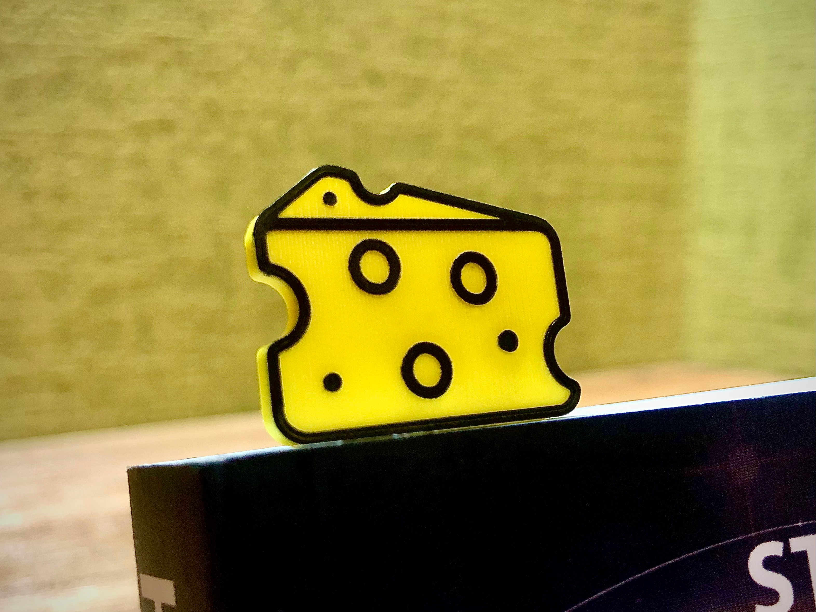Miniatura 2 do modelo 3D Cheese Bookmark