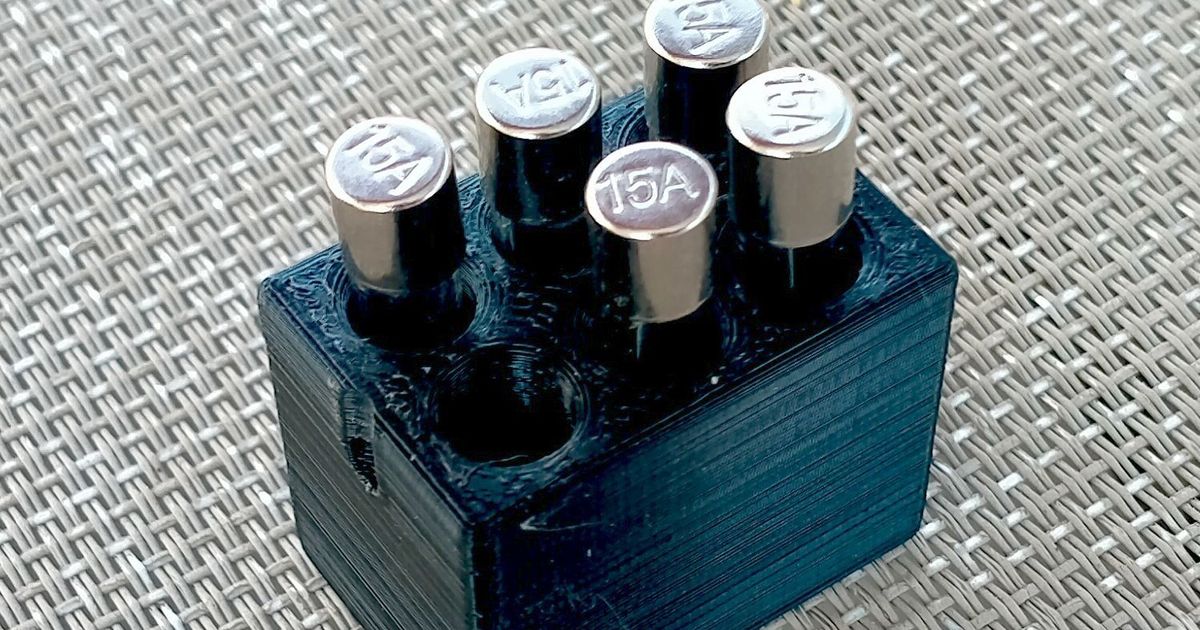 3AG Automotive glass fuse holder (with lid) by Mearcat Download free STL model