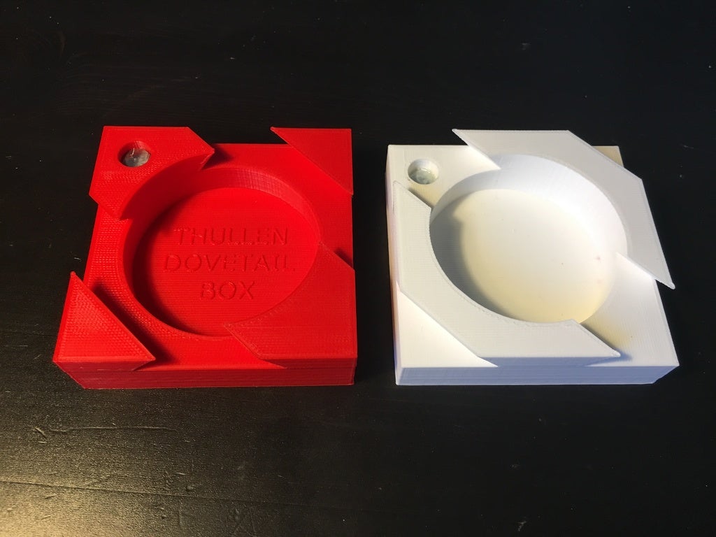 Miniatura 2 do modelo 3D Impossible dovetail box