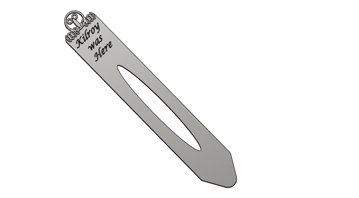 KILROY was HERE bookmark
