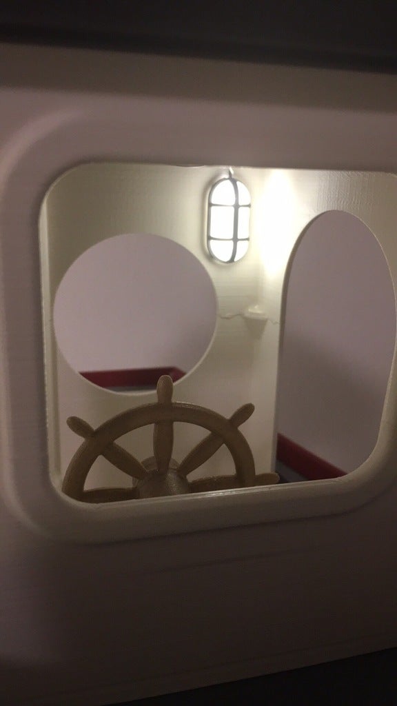 Miniatura 2 do modelo 3D Mini Bulkhead lamp