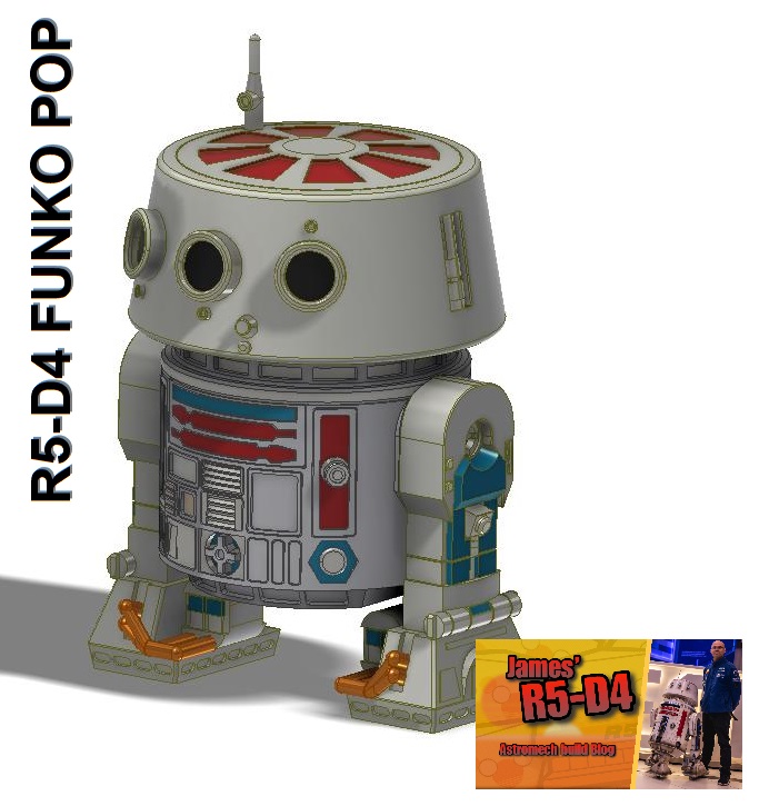 Funko Pop R5-D4 by JamesR5D4 | Download free STL model | Printables.com