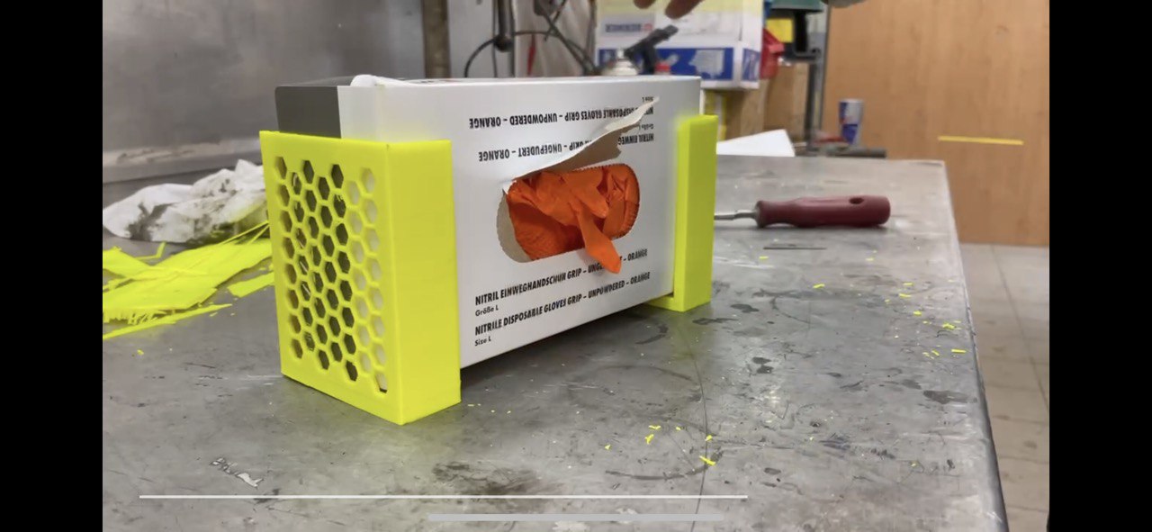 nitrile silicone Gloves wall mount