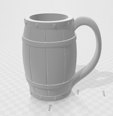 Barrel mug can holder