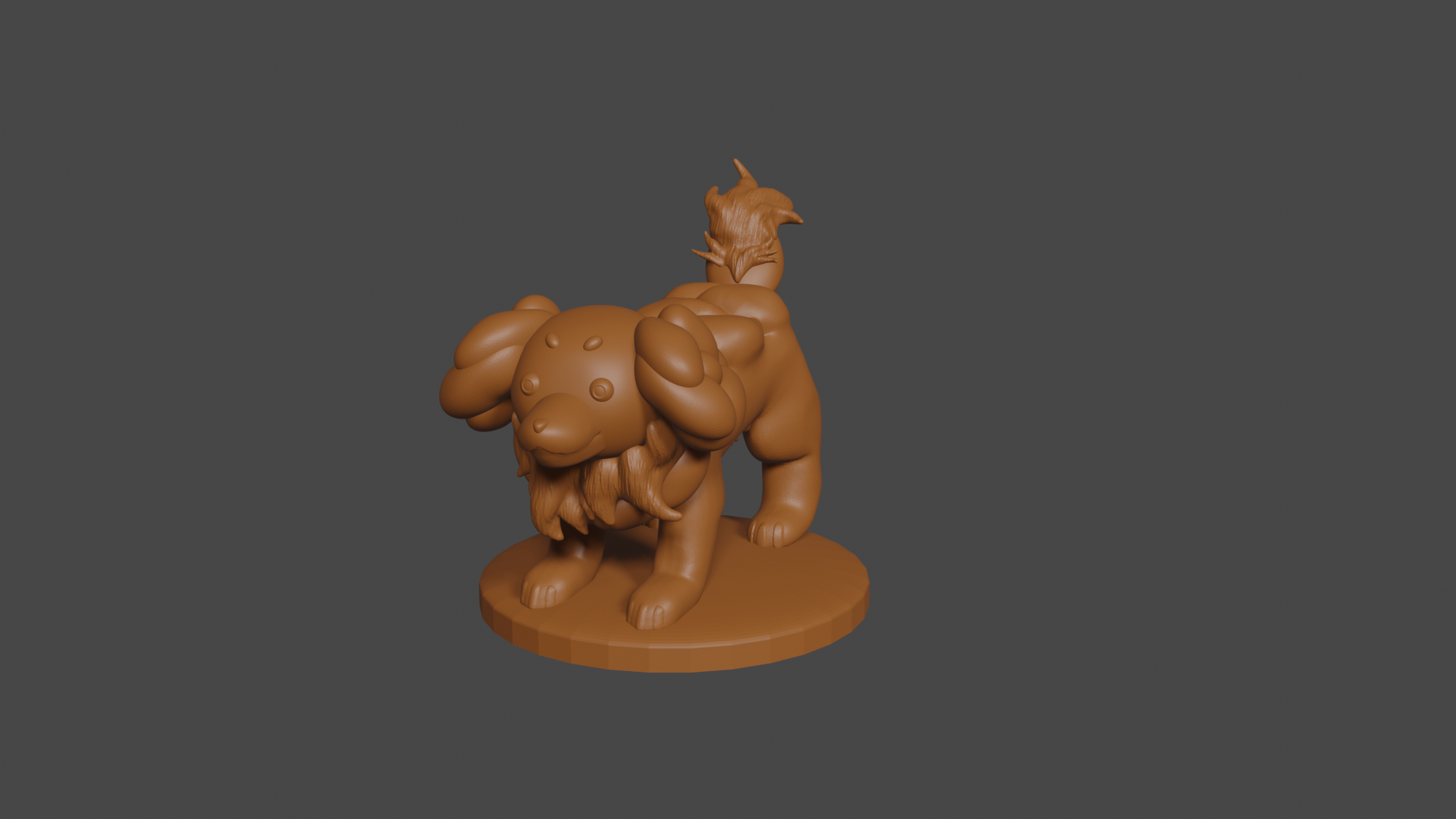 Pokemon inspired, Dachsbun , Tabletop DnD miniature