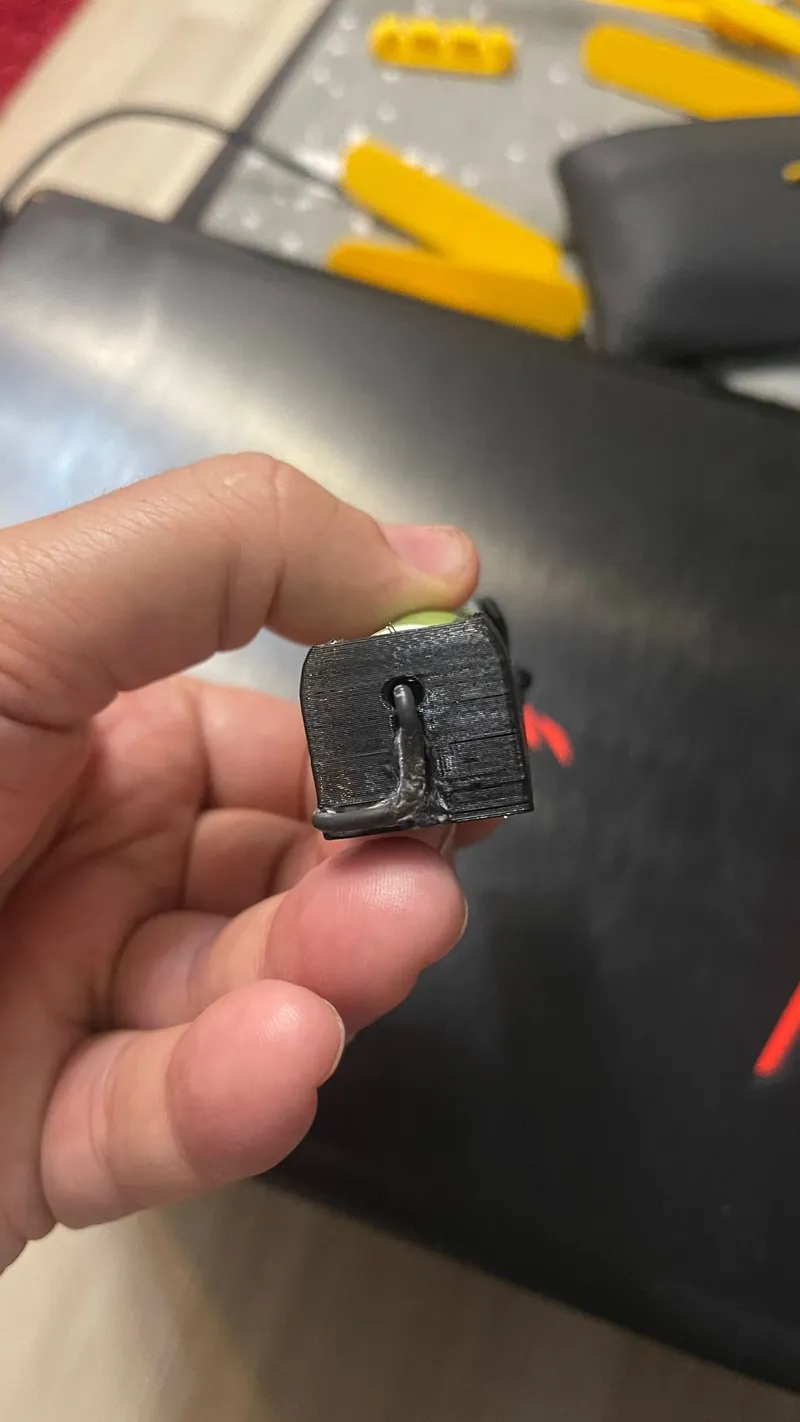 Print in place spring loaded 18650 Battery cell holder / charger TP4056 ...