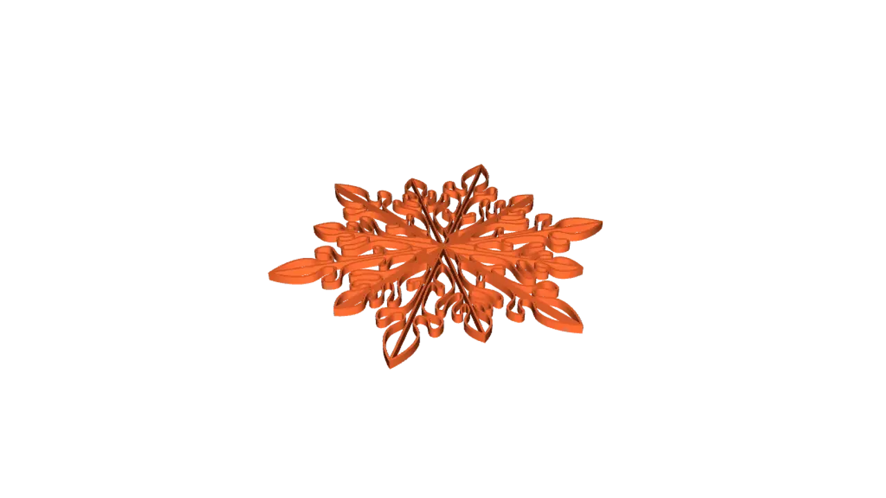 Snowflake by DWorkshop | Download free STL model | Printables.com