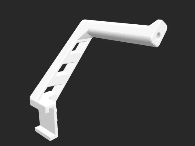 spool holder for low/small spaces