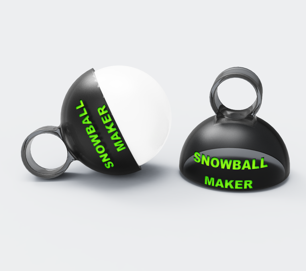 SNOWBALL MAKER - 100 percent PET-G filling