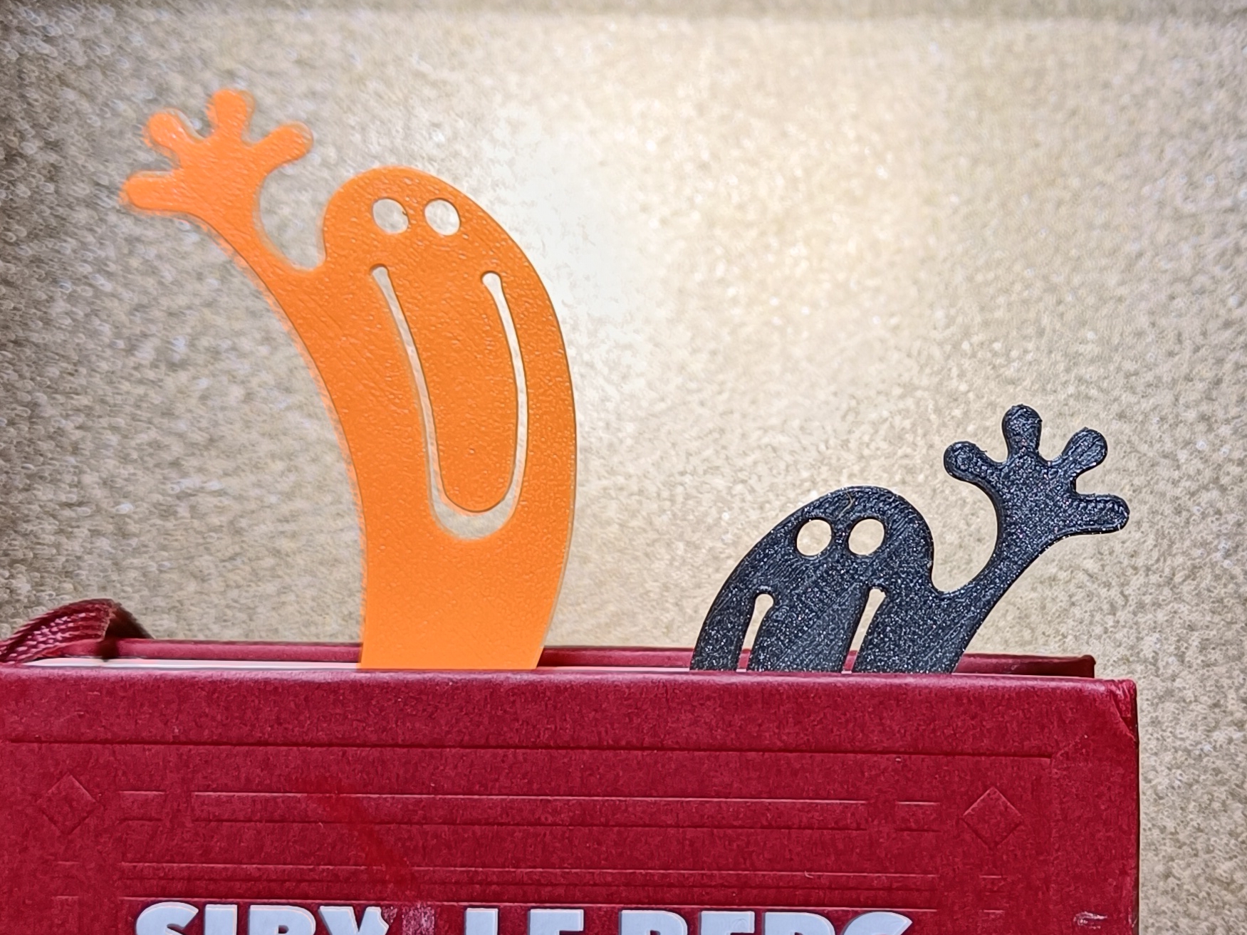 Cute Waving Ghost Bookmark