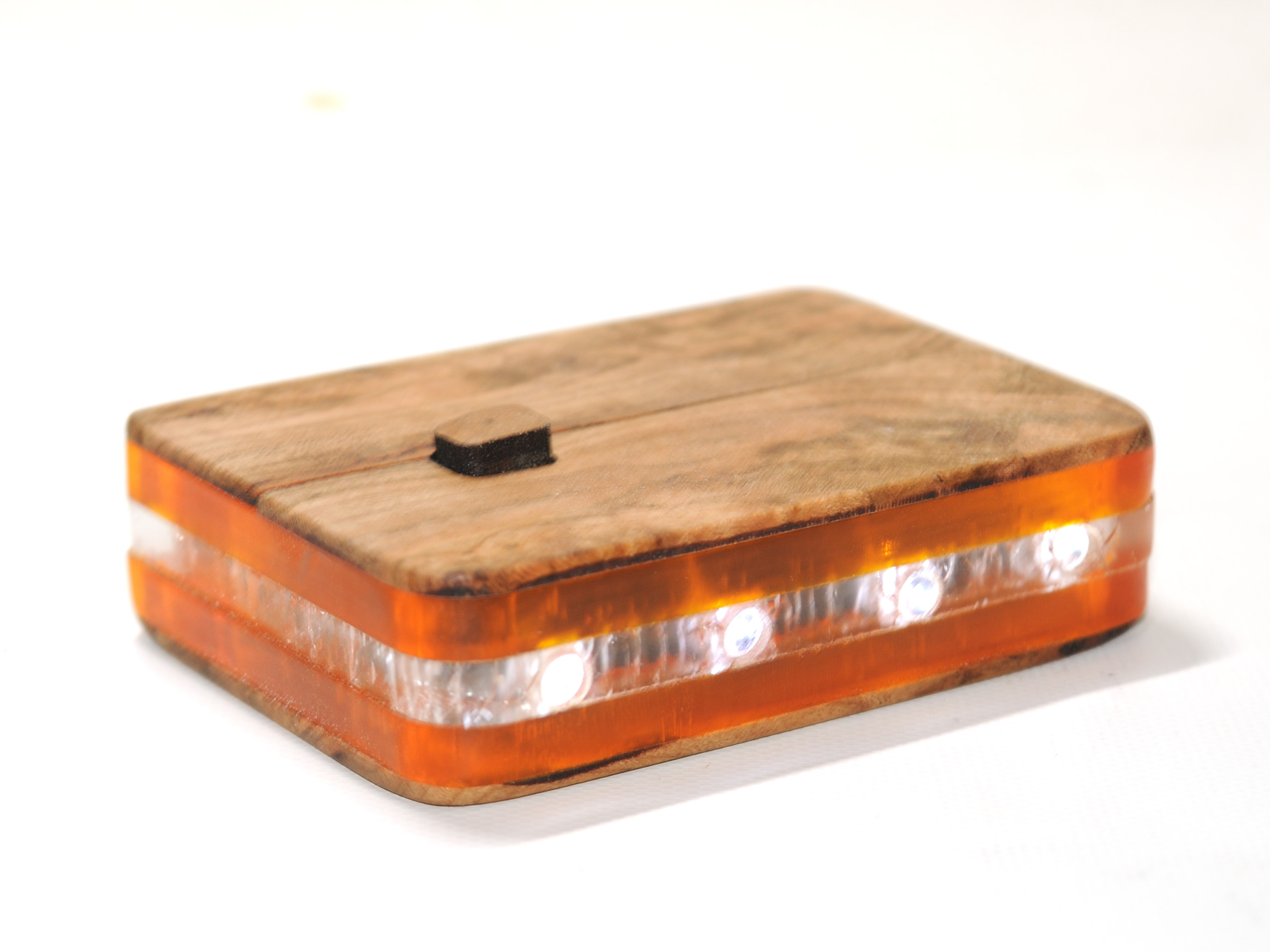 joule thief laser cut box.