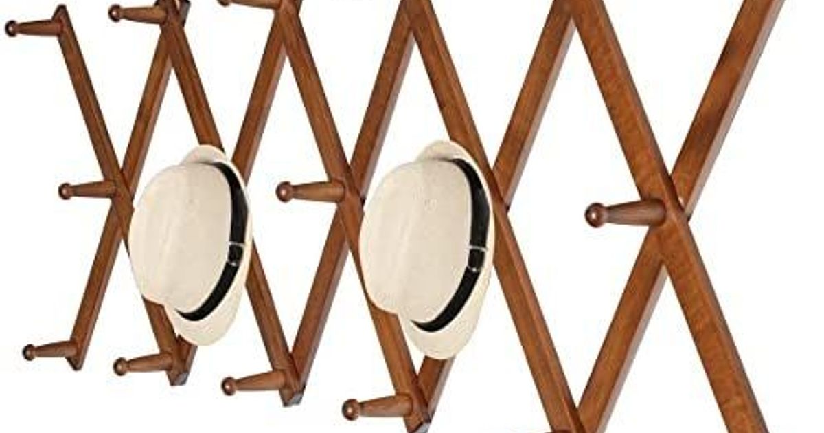 Extendable Hat Rack by a_Doofus Download free STL model