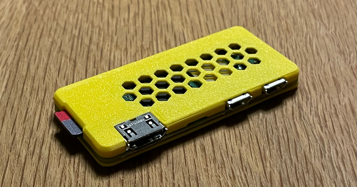 Raspberry Pi Zero 2W Honeycomb case par 3DNoobNerd | Téléchargez ...