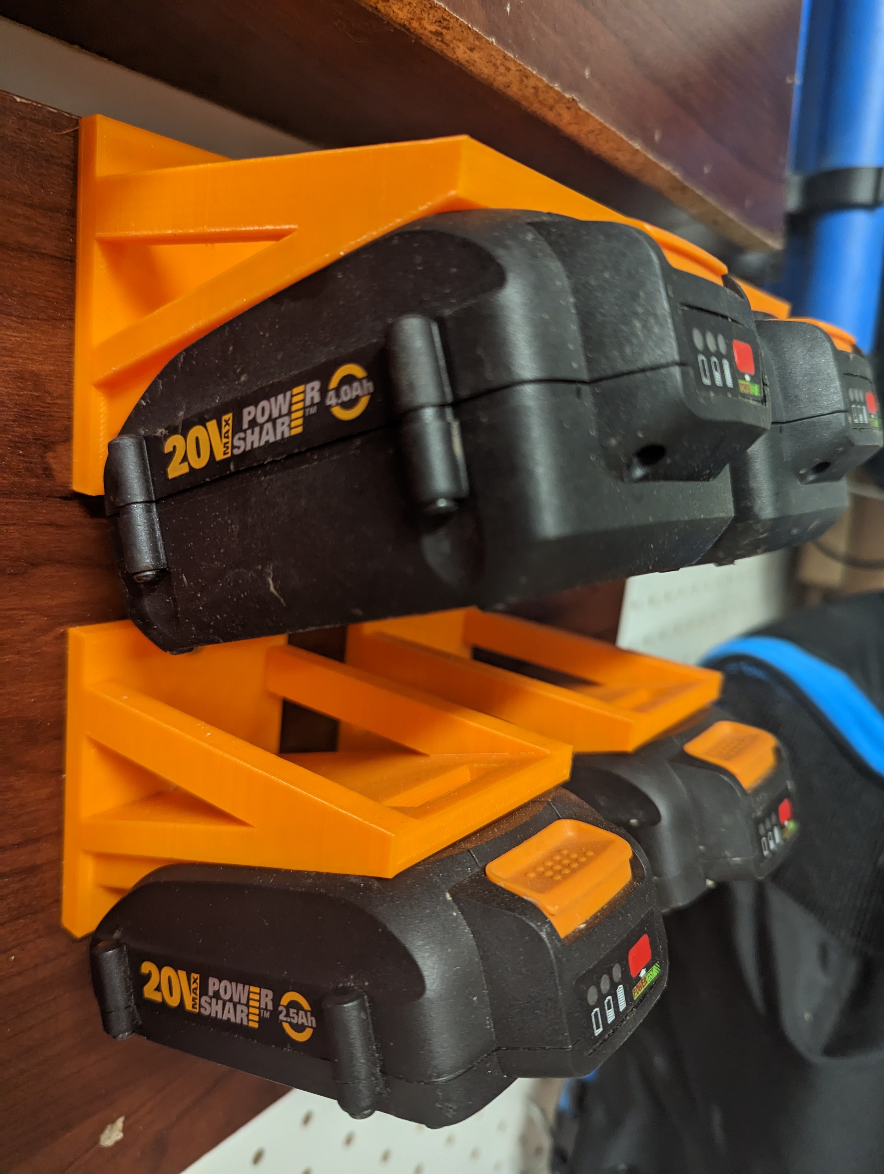 Worx PowerShare 20V Battery Holder - Horizontal