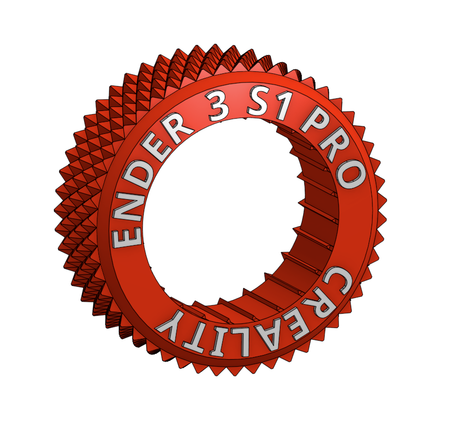 Ender 3 S1 & S1 Pro belt tension knob 'enhancement' by AdamR Download