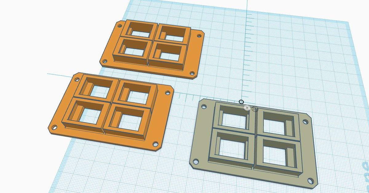 OmniBox Side Plate with 4 Keystone Jacks by Ginger Saw Download