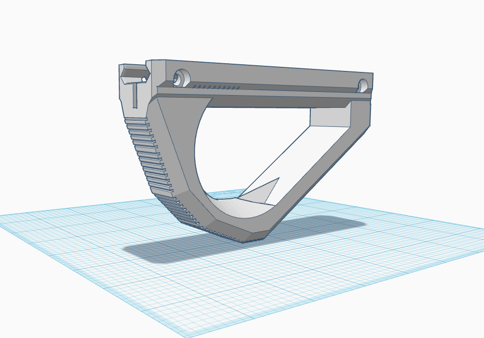 Luna "Knockout" Angled Foregrip (Picatinny)