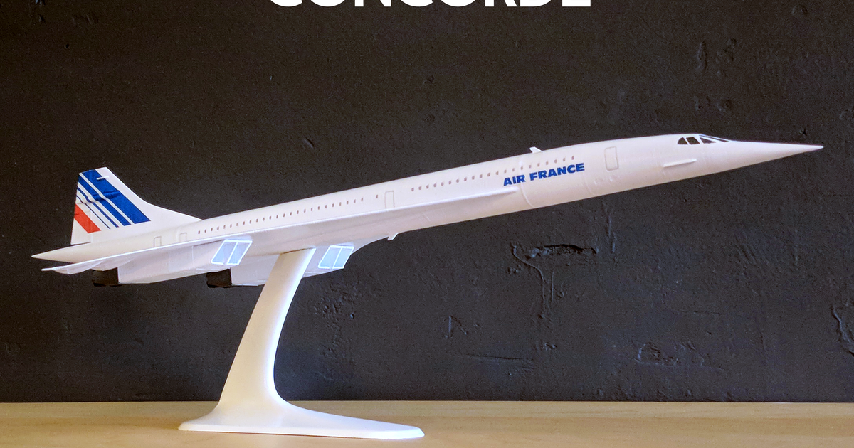 Concorde - 1:144 by CLERX | Download free STL model | Printables.com