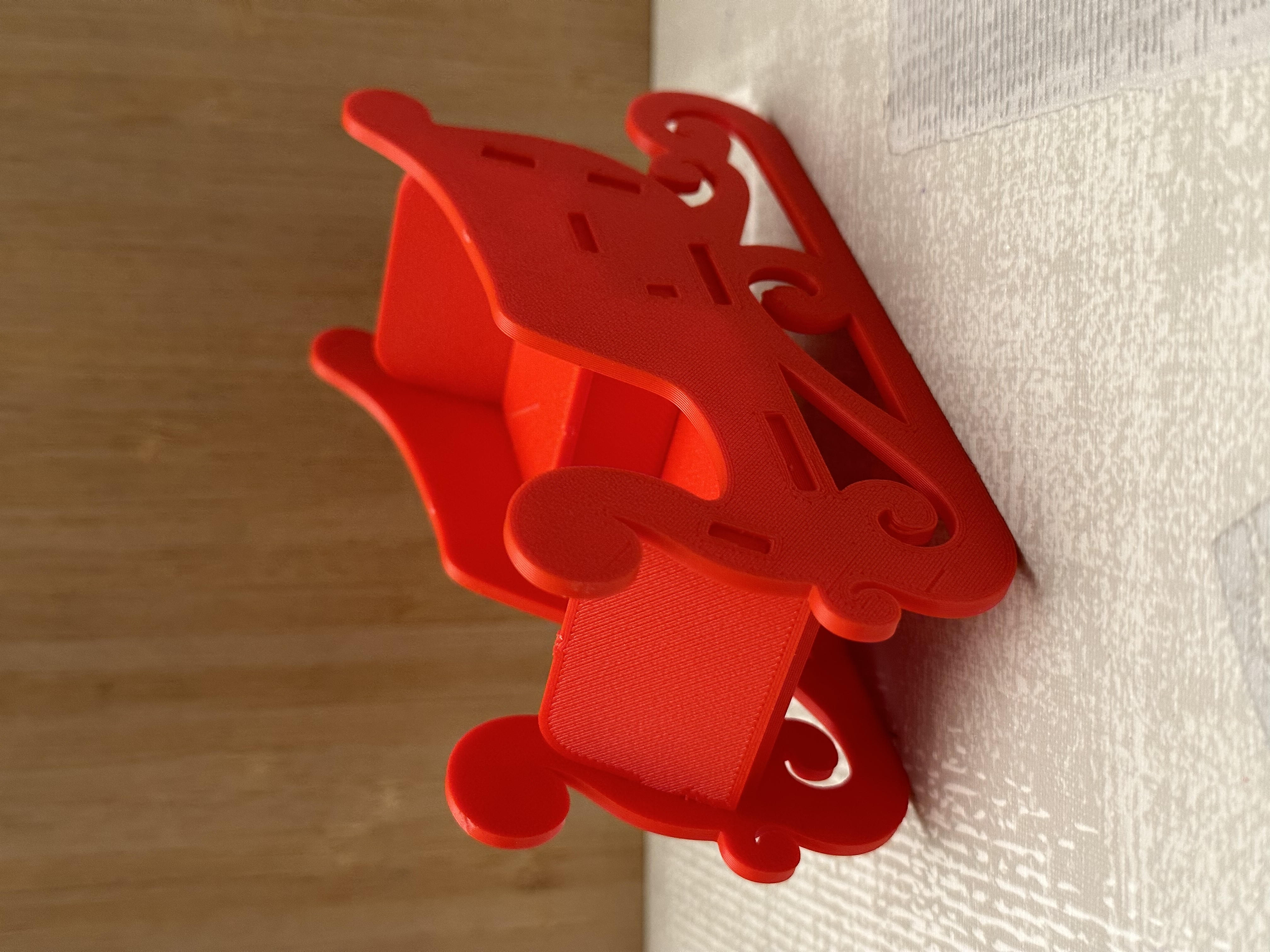 Christmas sled/sleigh kit card 3D model thumbnail