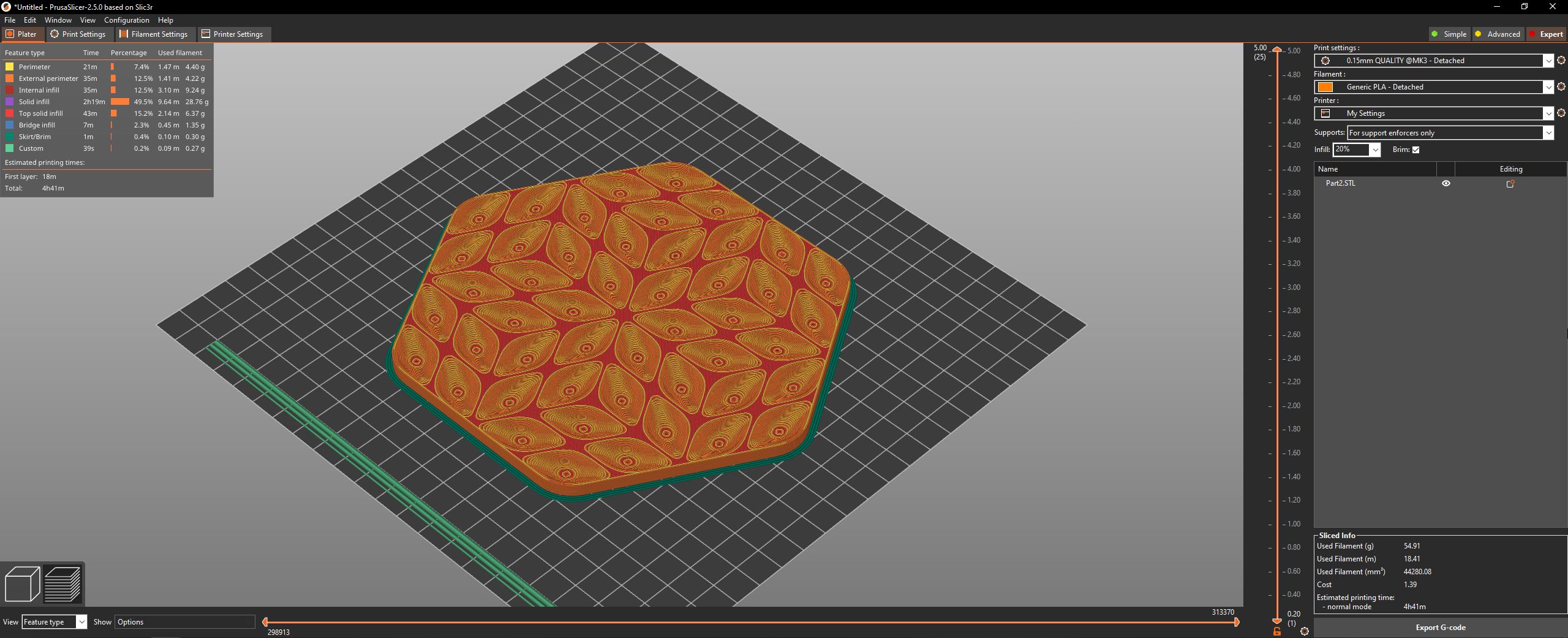 HEX tray