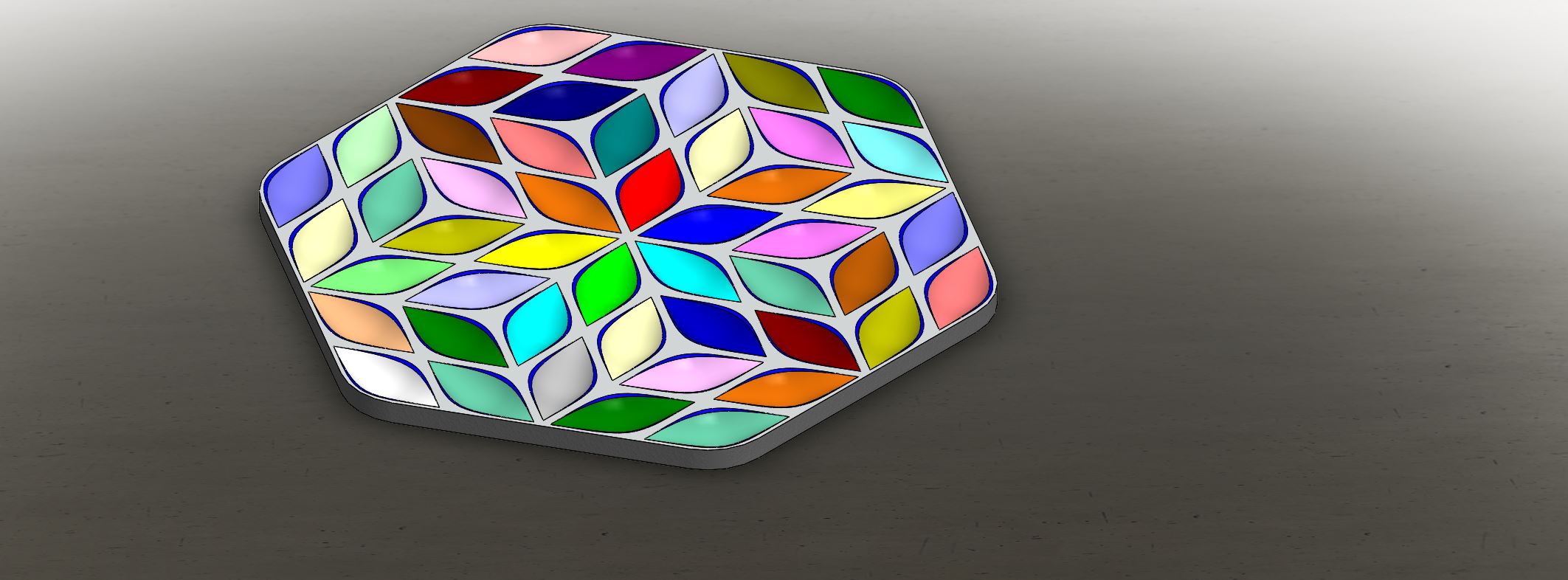Miniatura 7 do modelo 3D HEX tray