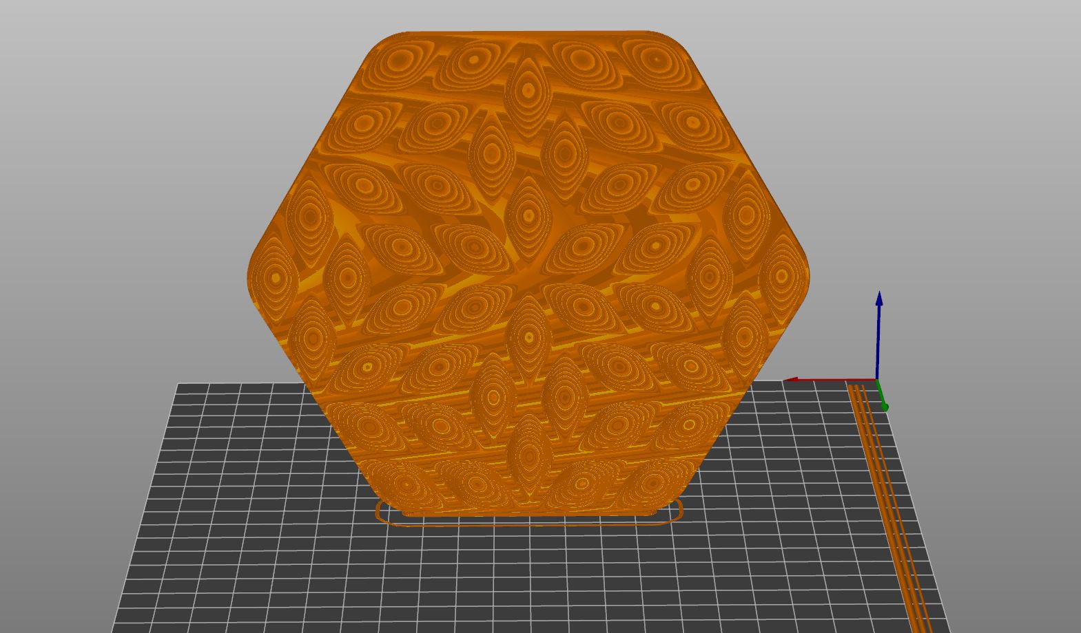 Miniatura 4 do modelo 3D HEX tray