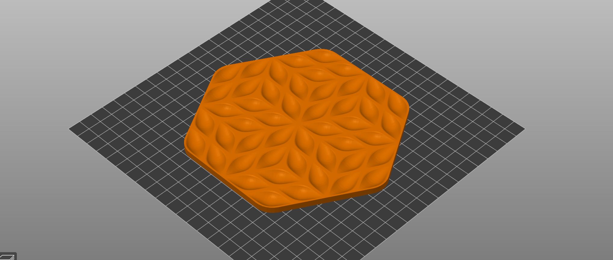 Miniatura 6 do modelo 3D HEX tray