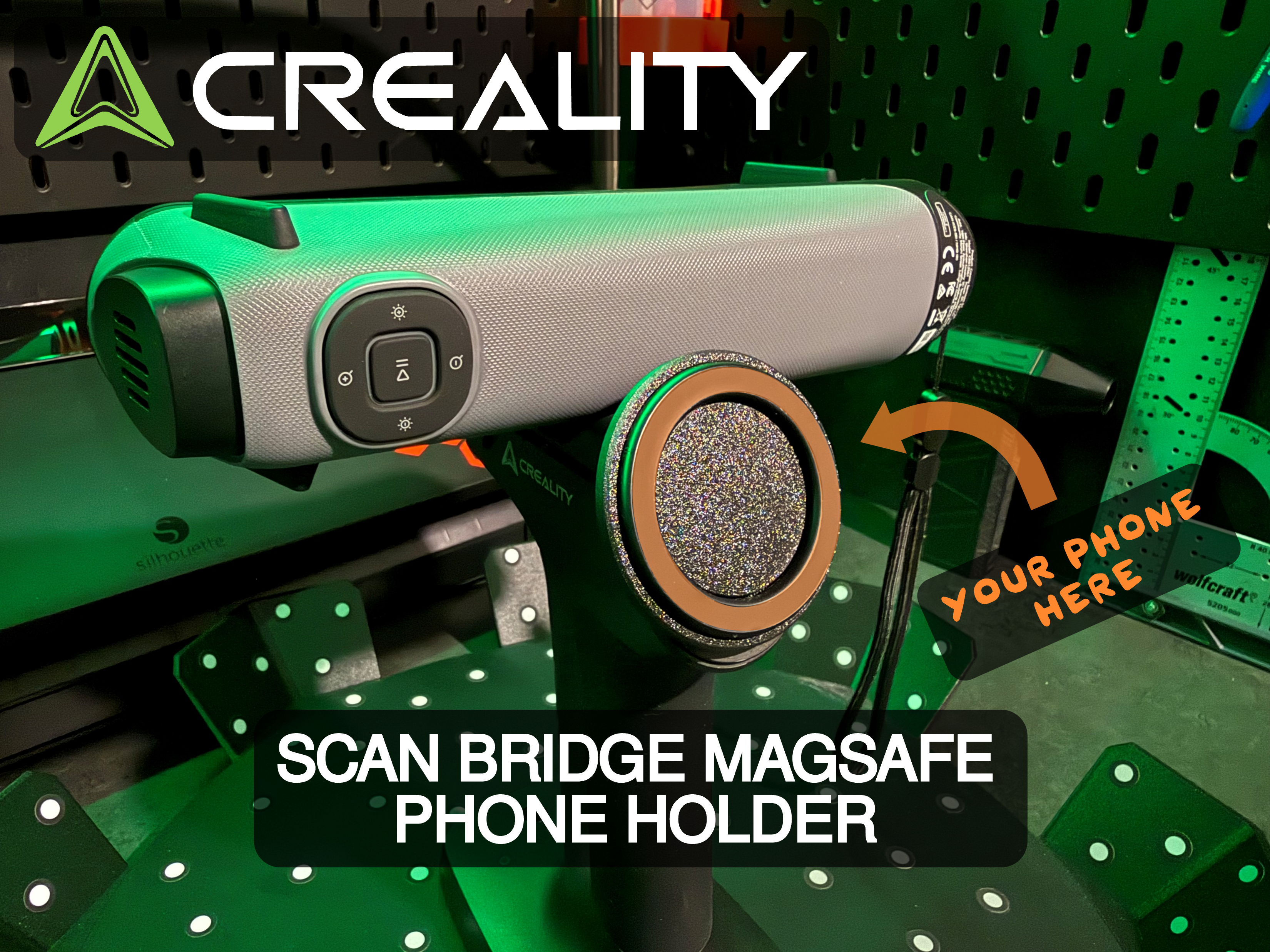 Creality Scan Bridge Magsafe Phone Holder