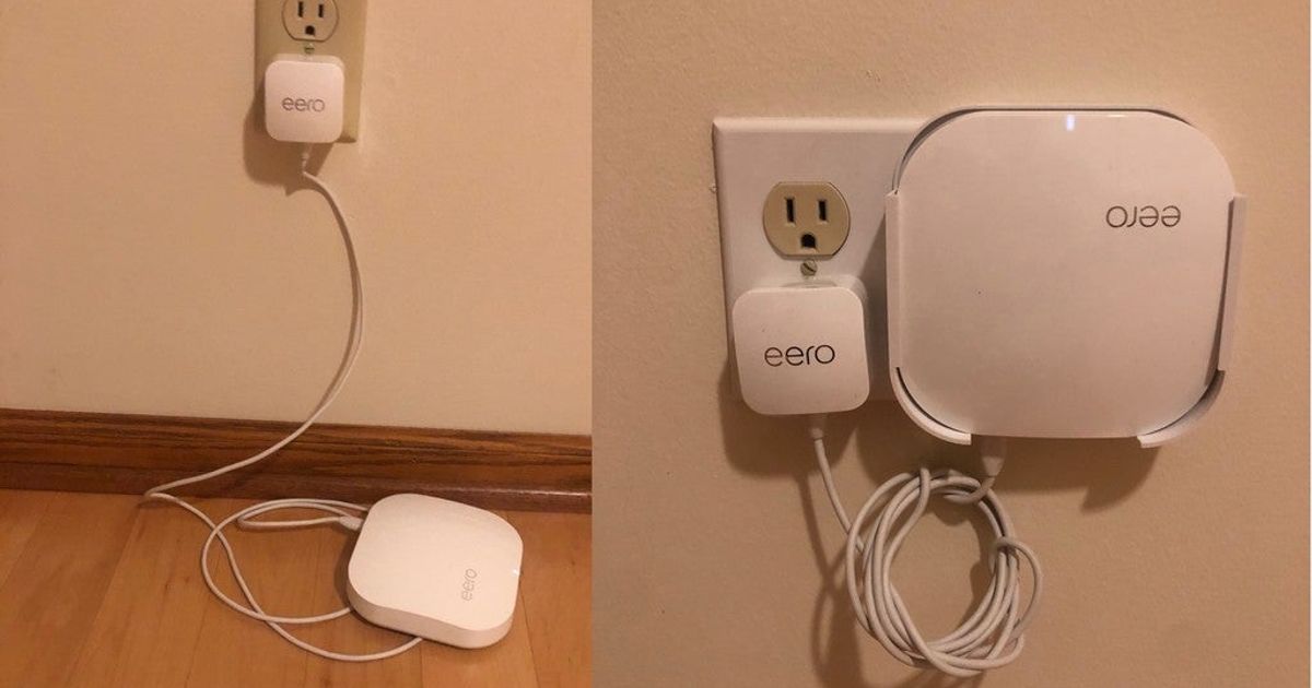 Eero Router Outlet Cover Mount by Lyle Svendsen | Download free STL ...