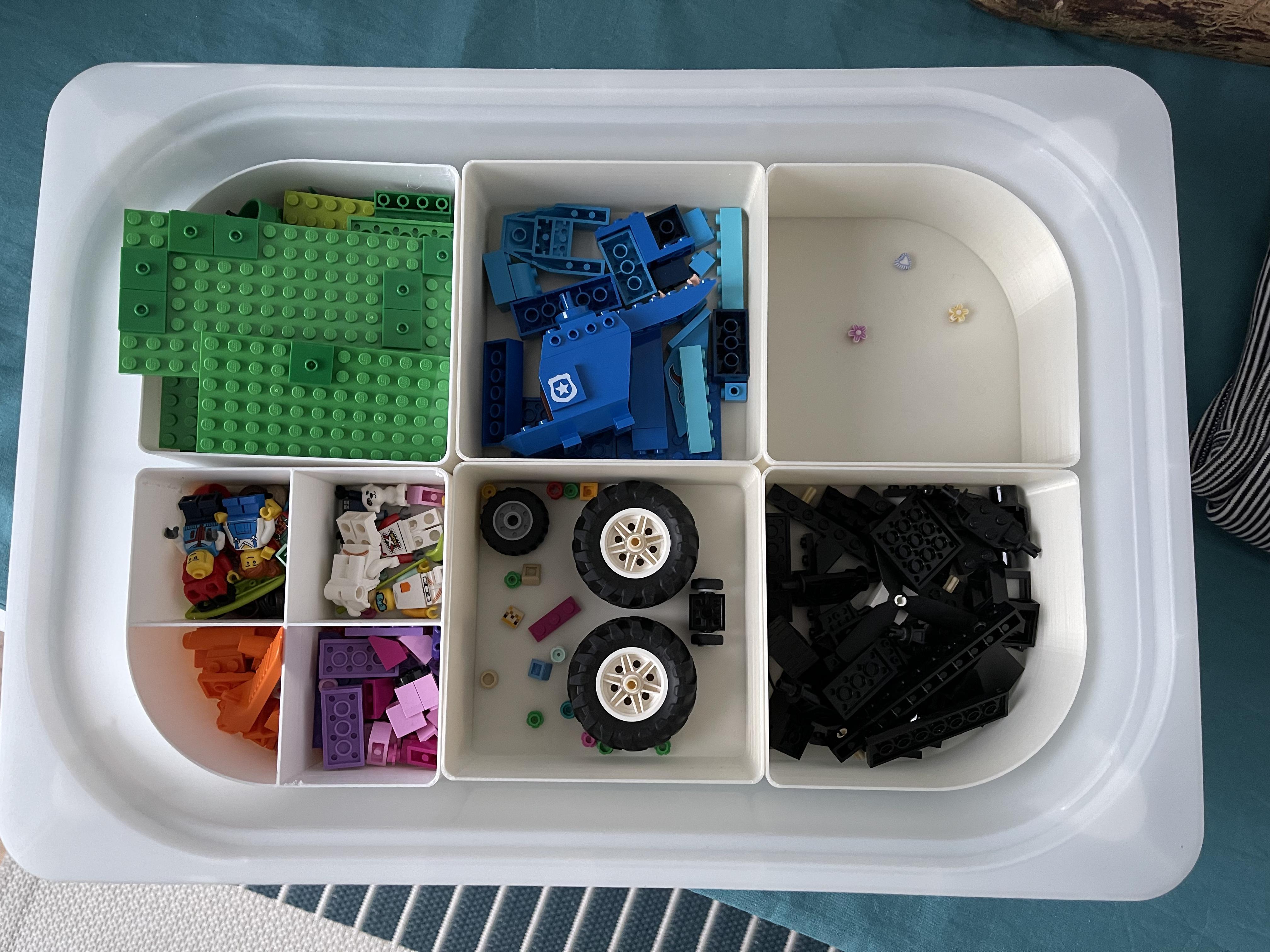 IKEA Trofast Boxes Divided Organizer by kb Download free STL model