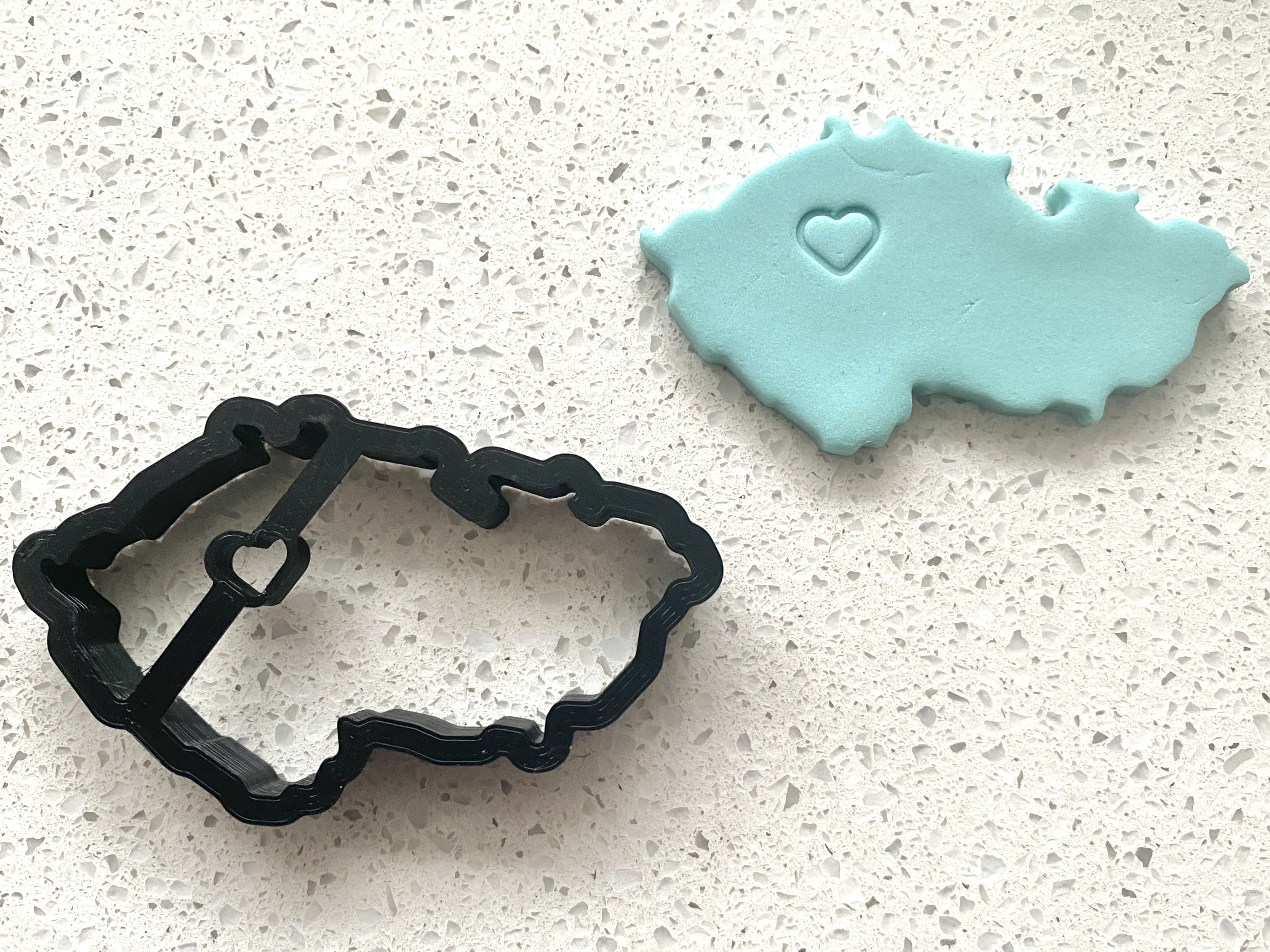 Cookie Cutters map CZECH REPUBLIC