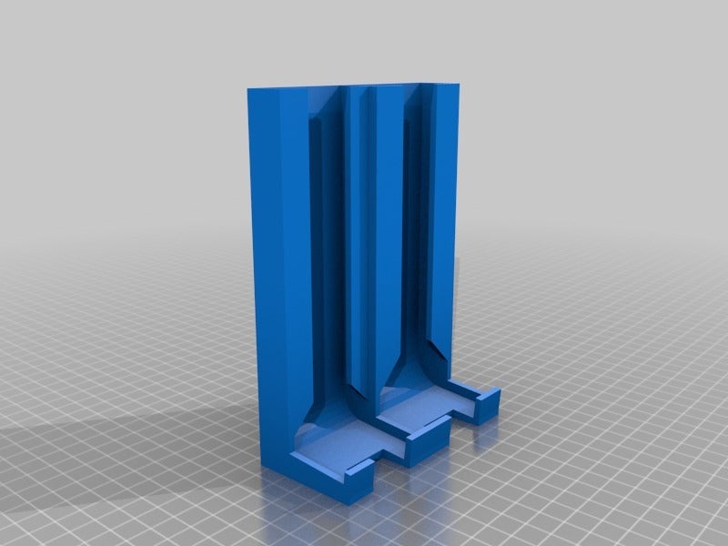 Wall mounted battery holder for AA and AAA types