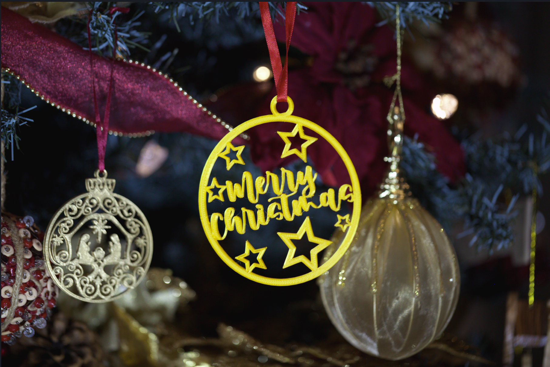 Merry Christmas ornament
