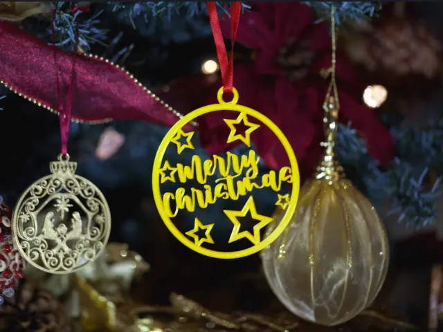 Merry Christmas ornament
