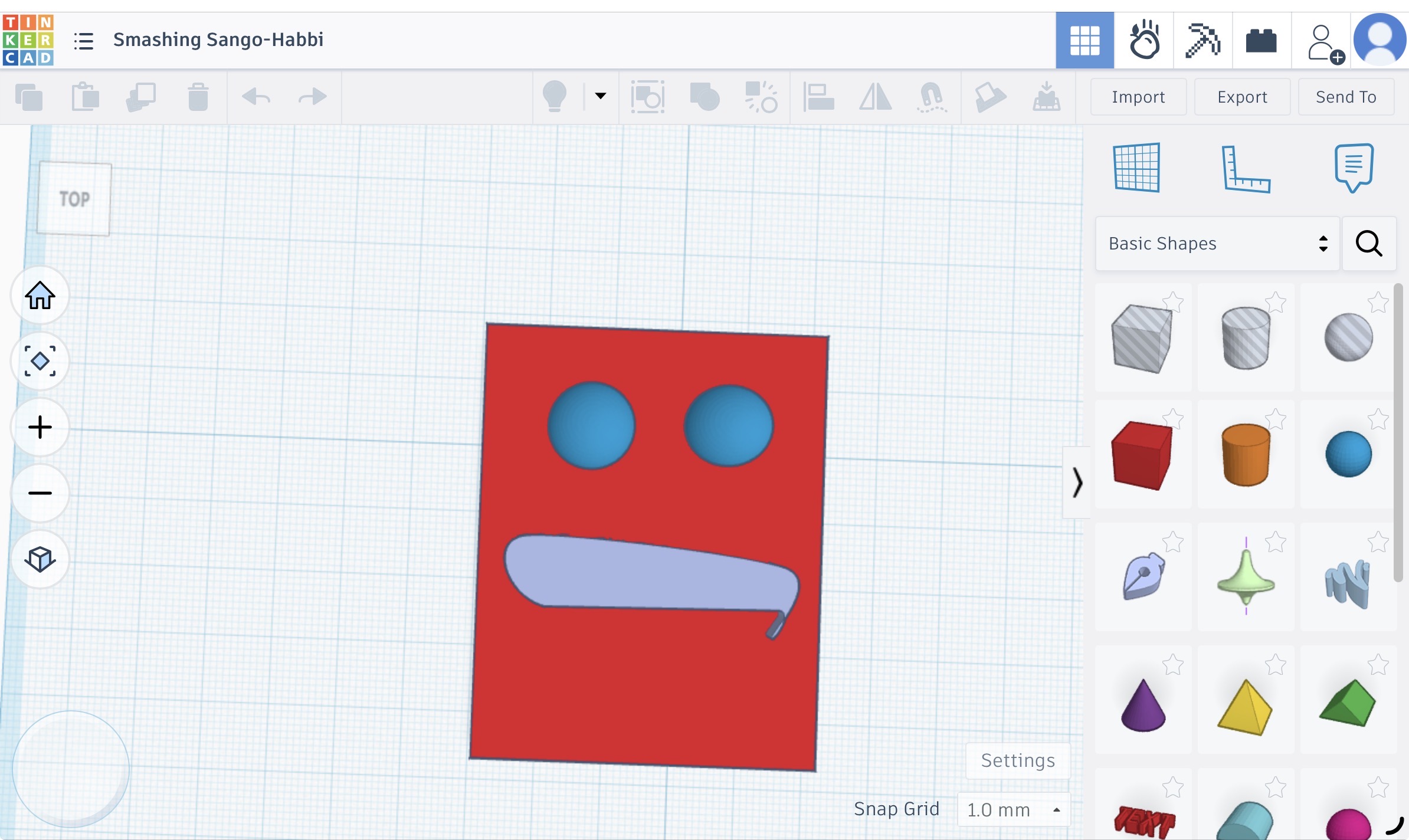 Smiling block