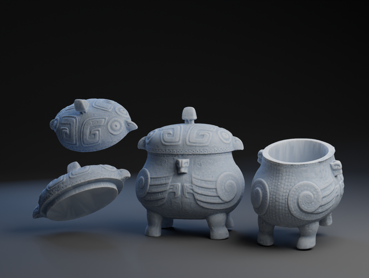 Double Owl Vessel.