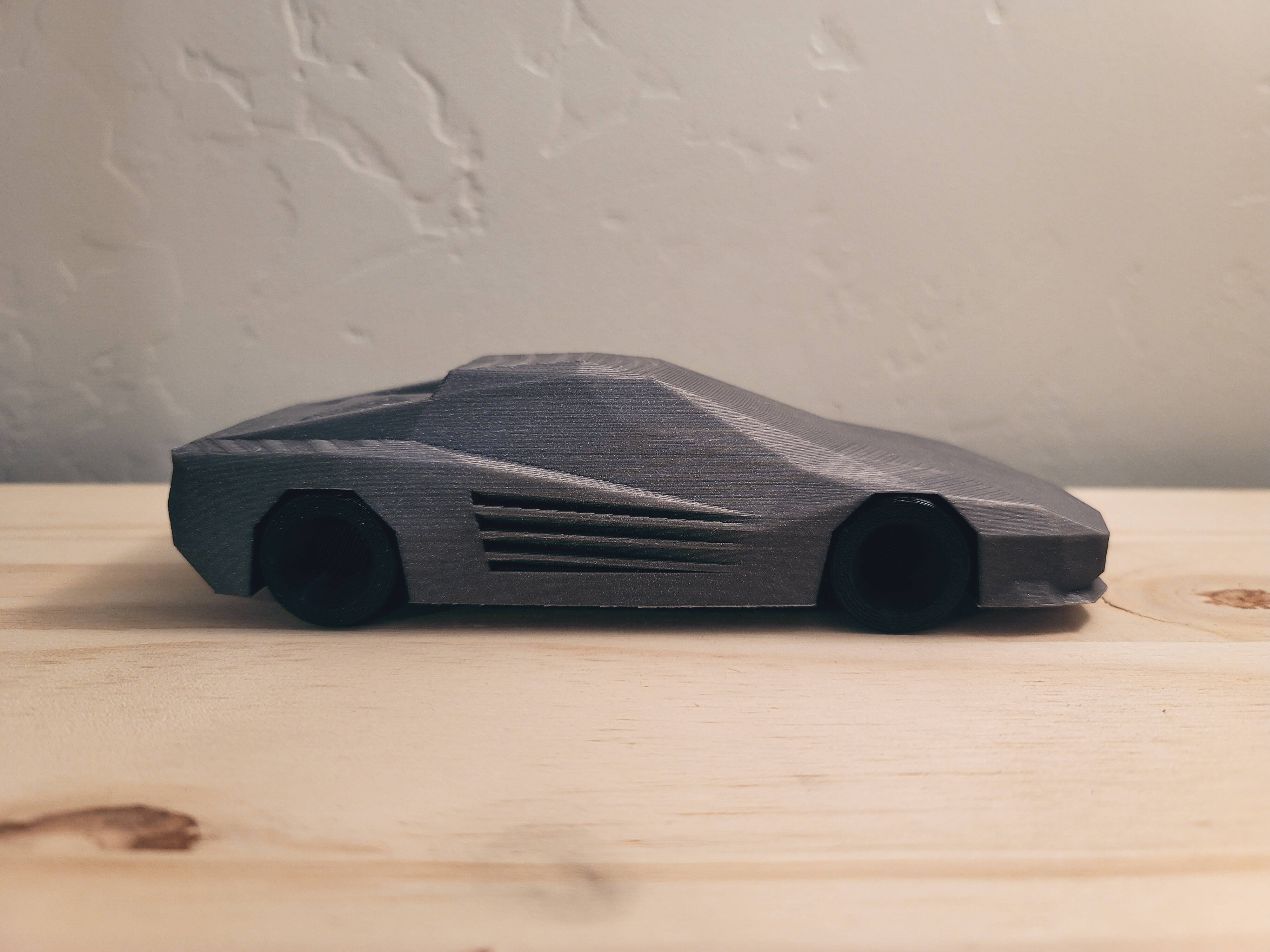 Low Poly Ferrari Testarossa by Turtleman | Download free STL model ...