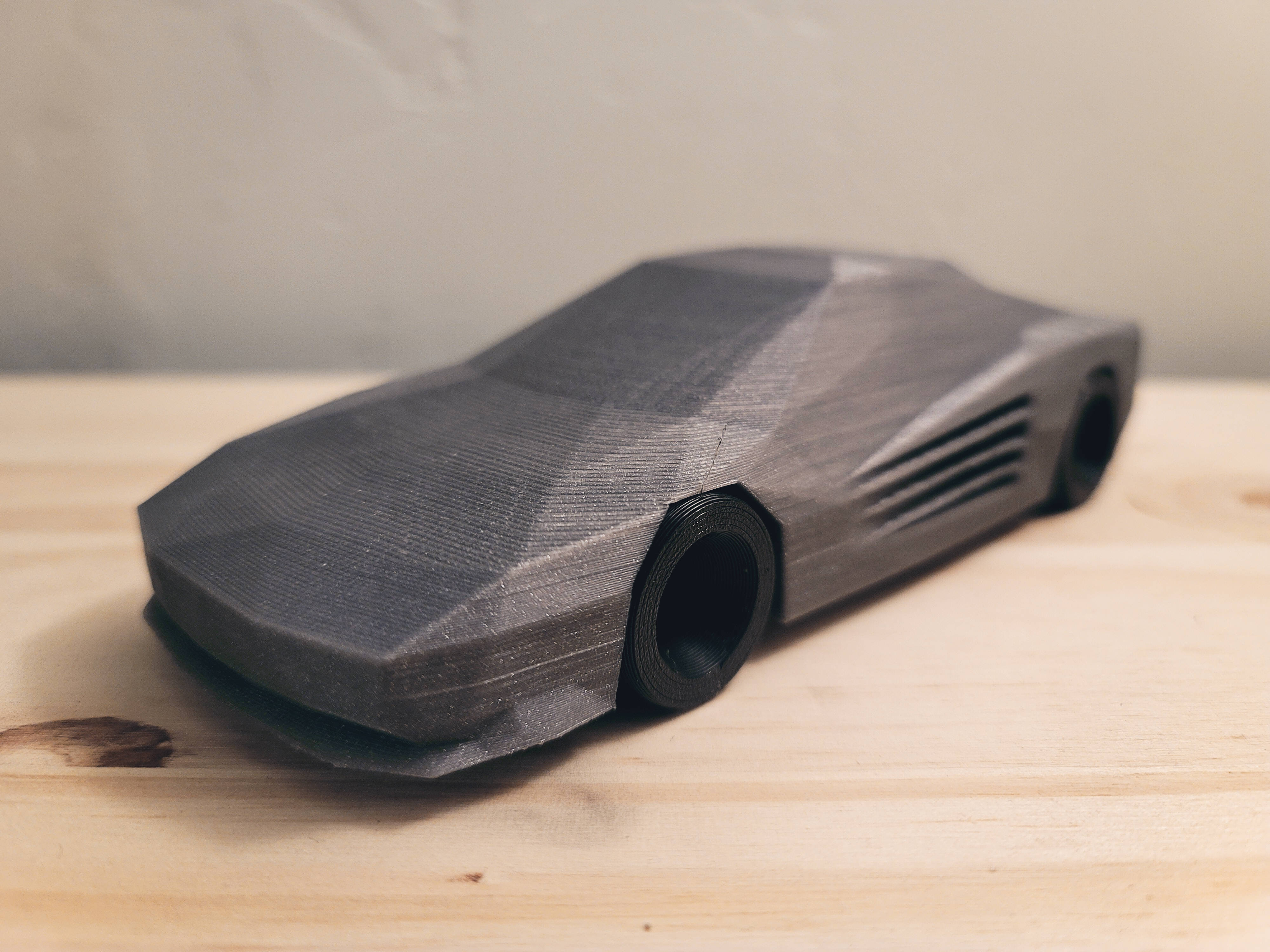 Low Poly Ferrari Testarossa By Turtleman | Download Free STL Model ...