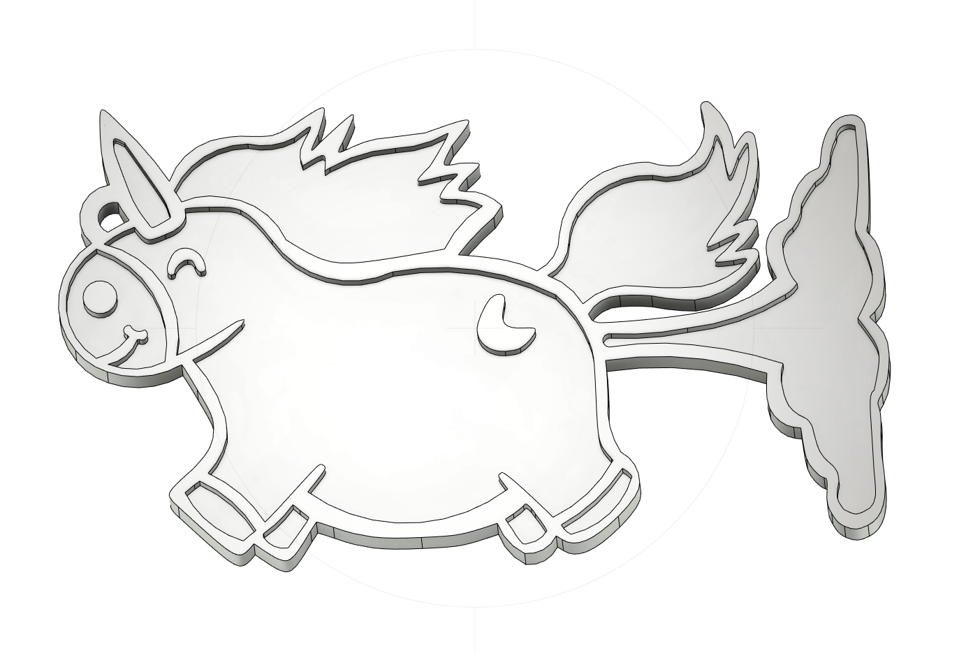 Unicorn Keychain