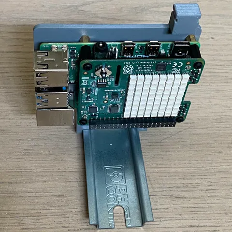 Raspberry Pi 4 DIN Rail Mount