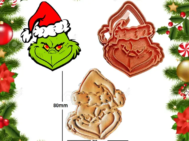 Cookie cutter Grinch